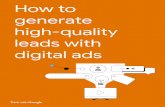 How to generate high-quality leads with digital ads