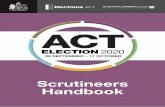 Scrutineers Handbook - elections.act.gov.au
