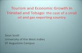 Tourism and Economic Growth in Trinidad and Tobago: the and