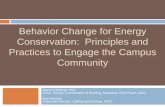 Behavior Change for Energy Conservation: Principles and ...
