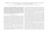 Super-resolution for computed tomography based on discrete ...
