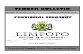TENDER BULLETIN - Limpopo Provincial Treasury