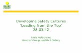 Developing Safety Cultures