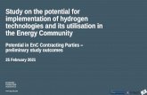 Study on the potential for implementation of hydrogen ...