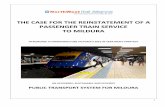 THE CASE FOR THE REINSTATEMENT OF A PASSENGER TRAIN …