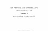 ICP Printing and graphic arts training package: WA nominal ...