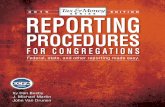 Reporting Procedures for Congregations
