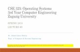 CSE 325: Operating Systems 3rd Year Computer Engineering ...