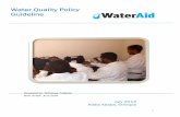 Water Quality Policy GuidelineGuideline