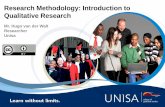 Research Methodology: Introduction to Qualitative Research