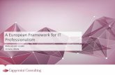 A European Framework for IT Professionalism - MITA1
