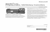 Spyder Lon Programmable, VAV/Unitary Controllers