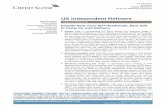 US Independent Refiners - Credit Suisse