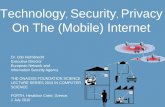 Technology Security Privacy On The (Mobile) Internet - FORTH