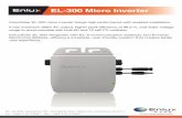 EL-300 Micro Inverter - ENF Solar