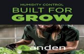 HUMIDITY CONTROL BUILT FOR GROW