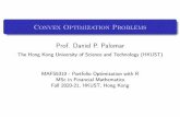 Convex Optimization Problems Prof. Daniel P. Palomar