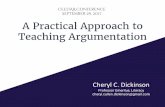 A Practical Approach to Teaching Argumentation