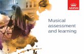 Musical assessment and learning