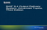 SAS 9.4 Output Delivery System: Advanced Topics, Third Edition