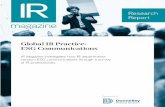 Global IR Practice ESG Communications