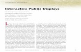 Interactive Public Displays