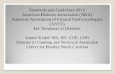 Standards and Guidelines 2015 American Diabetes ...