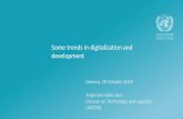 Some trends in digitalization and development