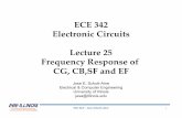 ECE 342 Electronic Circuits Lecture 25 Frequency Response ...