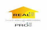 User guide: proServ and realKNX installation by