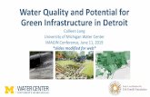 Water Quality and Potential for Green Infrastructure in ...