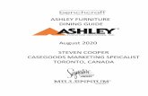 ASHLEY FURNITURE DINING GUIDE August 2020 STEVEN …