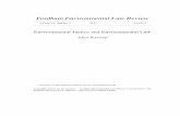 Environmental Justice and Environmental Law