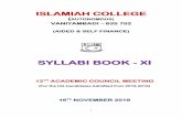 SYLLABI BOOK - XI