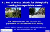 EU End of Waste Criteria for biologically treating ...