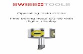 Operating instructions Fine boring head Ø3-88 with digital ...