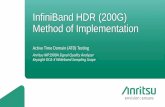 InfiniBand HDR (200G) Method of Implementation