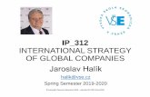 IP 312 INTERNATIONAL STRATEGY OF GLOBAL COMPANIES