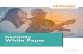 WHITE PAPER Security White Paper