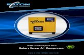 25HP Variable Speed Drive Rotary Screw Air Compressor