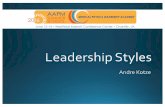 Leadership Styles Module Without Answers - AAPM