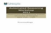 AutomatedReasoning Workshop 2011