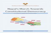 Nepal s March Towards Constitutional Democracy
