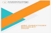 ABC DIRECTORY BOOKLET 2020
