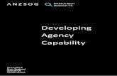 Developing Agency Capability - ANZSOG