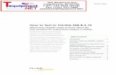 How to Test to TIA/EIA-568-B.2-10 - TEquipment