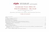 Academic Year 2021-22 P&TGuidelines - Revised