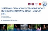 SUSTAINABLE FINANCING OF TRANSBOUNDARY WATER …