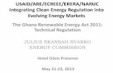 The Ghana Renewable Energy Act 2011: Technical Regulation