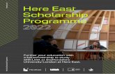 hereeast.com Here East Scholarship Programme 2022